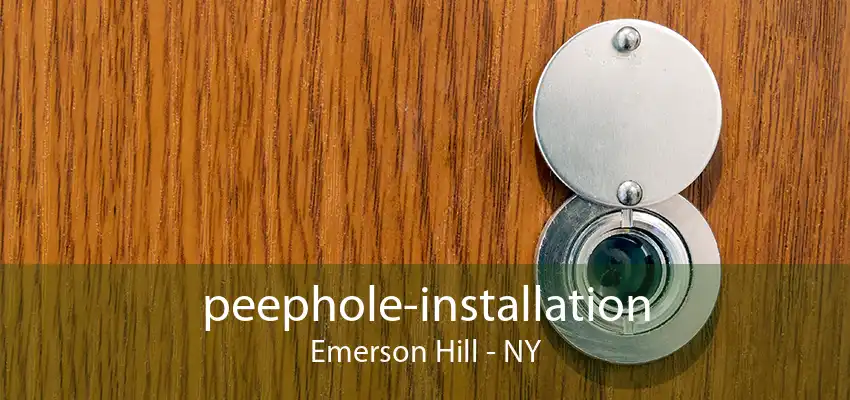 peephole-installation Emerson Hill - NY